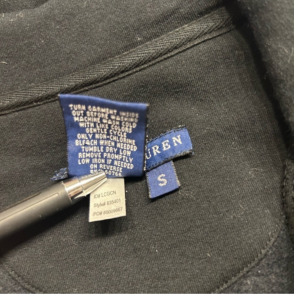 Ralph Lauren Women’s Black and Brown Soft Knit Blazer, Size Small - Picture 7 of 7